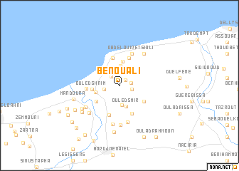 map of Benouali