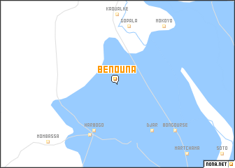 map of Bénouna