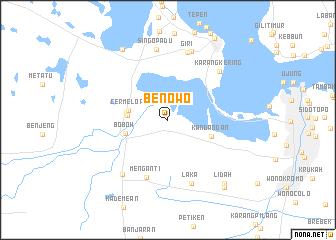 map of Benowo