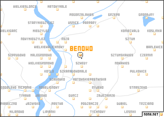 map of Benowo