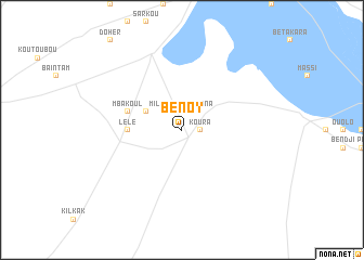 map of Bénoy