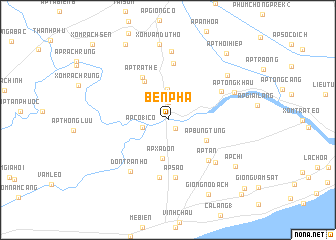 map of Bến Phà