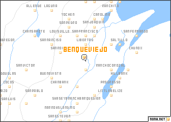map of Benque Viejo