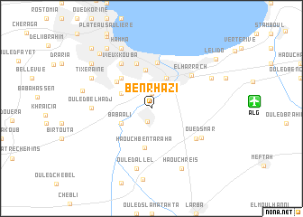 map of Ben Rhazi