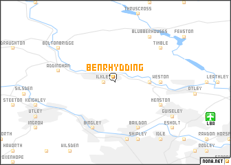 map of Ben Rhydding