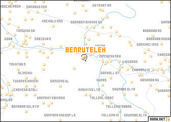 map of Benrūteleh