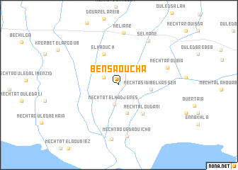 map of Ben Saoucha