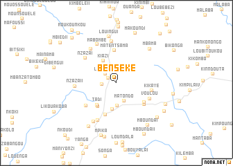 map of Benséké