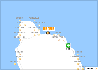 map of Bense