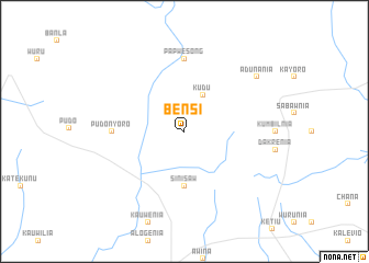 map of Bensi