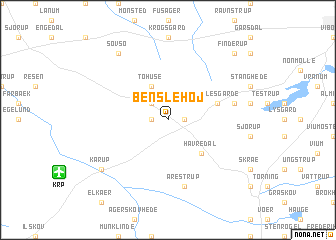 map of Benslehøj