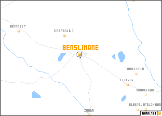 map of Ben Slimane