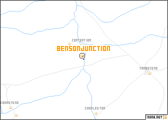 map of Benson Junction