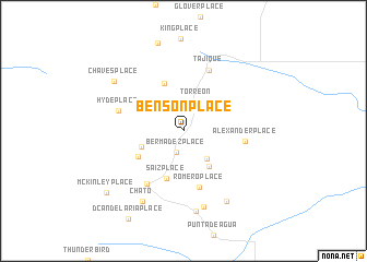 map of Benson Place