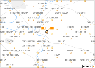 map of Benson