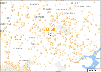 map of Benson