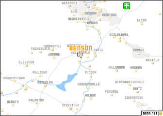 map of Benson