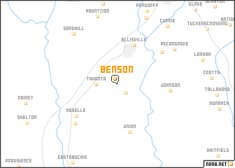 map of Benson