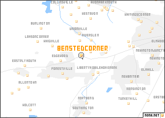 map of Bensted Corner