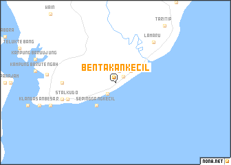 map of Bentakan Kecil