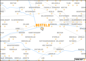 map of Bentelo