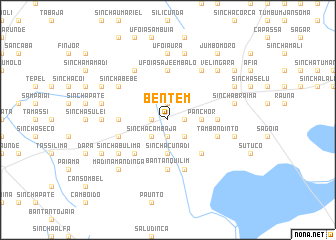 map of Bentem