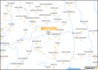 map of Benteng