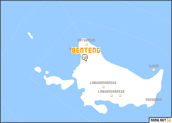 map of Benteng