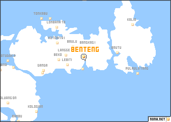 map of Benteng