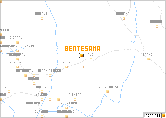 map of Bente Sama