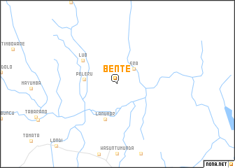 map of Bente