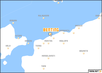 map of Benting