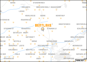 map of Bentlake