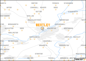 map of Bentley