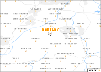 map of Bentley