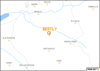 map of Bently