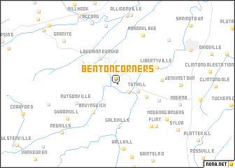 map of Benton Corners