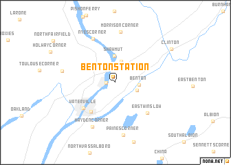 map of Benton Station