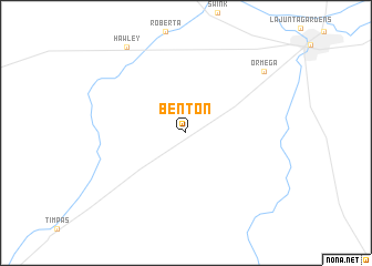 map of Benton