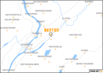 map of Benton