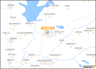 map of Benton