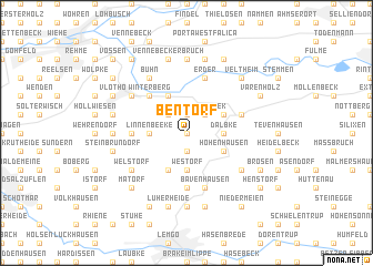 map of Bentorf