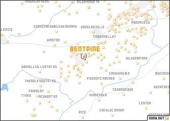 map of Bent Pine