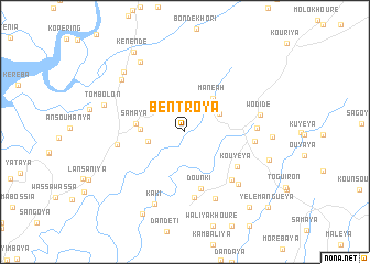 map of Bentroya