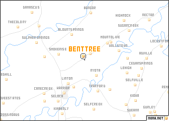 map of Bent Tree