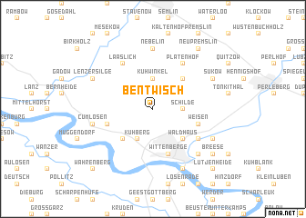 map of Bentwisch