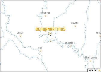 map of Benua Martinus