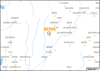 map of Benua