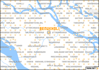 map of Benukhāli