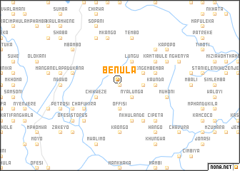 map of Benula